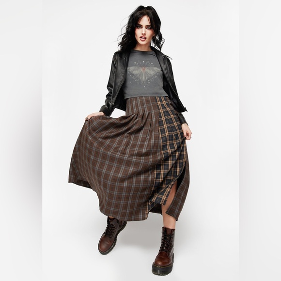 NWT Disturbia Drift Cotton-Blend Jersey Cropped T-Shirt US 4 / UK 8 - Picture 4 of 8